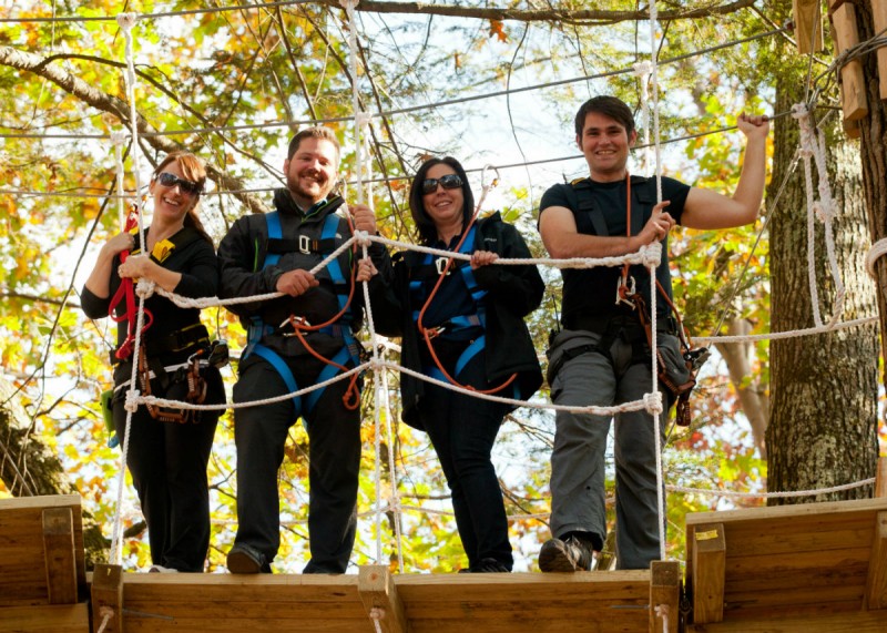Pocono TreeVentures Aerial Ropes Adventure Course East Stroudsburg
