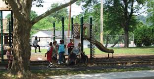 Heil Park and Pool Easton, PA Scenic Wild Delaware River