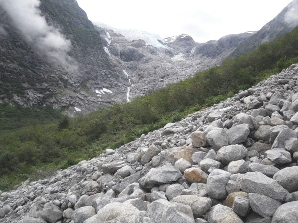 Denver Glacier. Photo Credit: Panamintcity