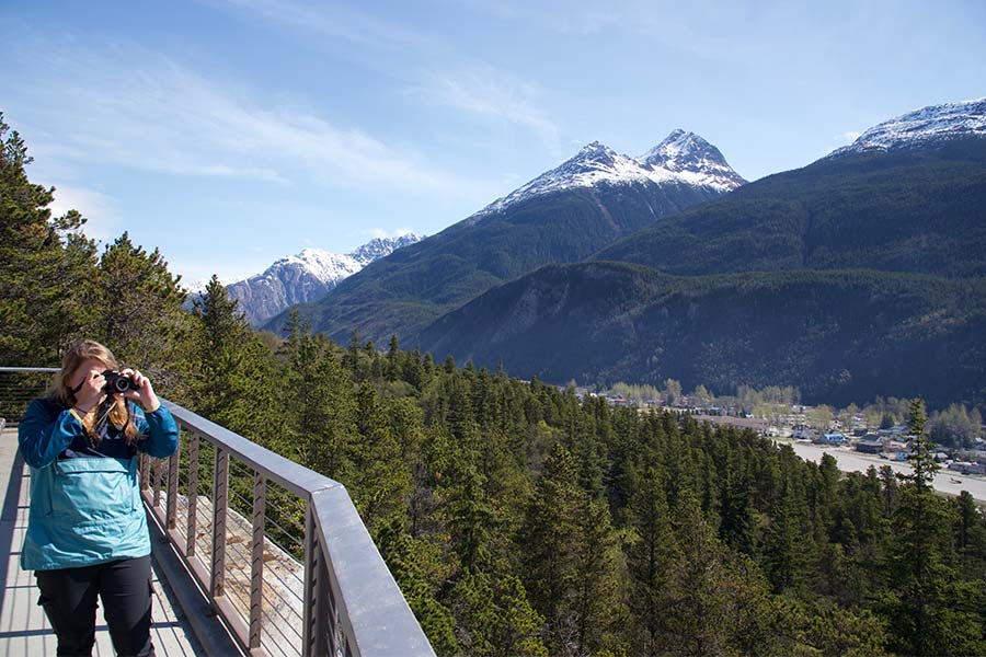 Scenic View Point in Skagway