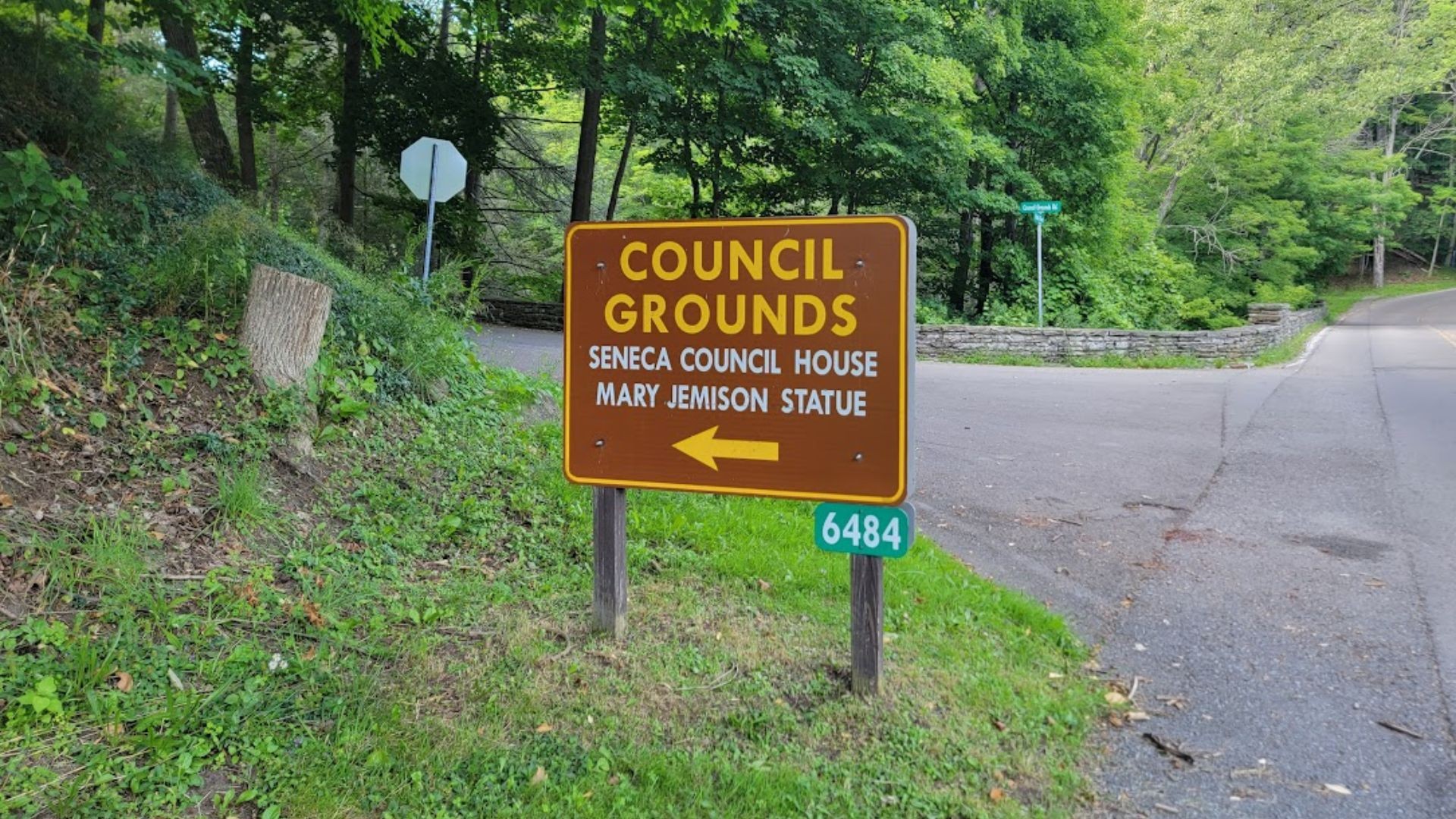 Council Grounds and Mary Jemison Trail parking area Letchworth State