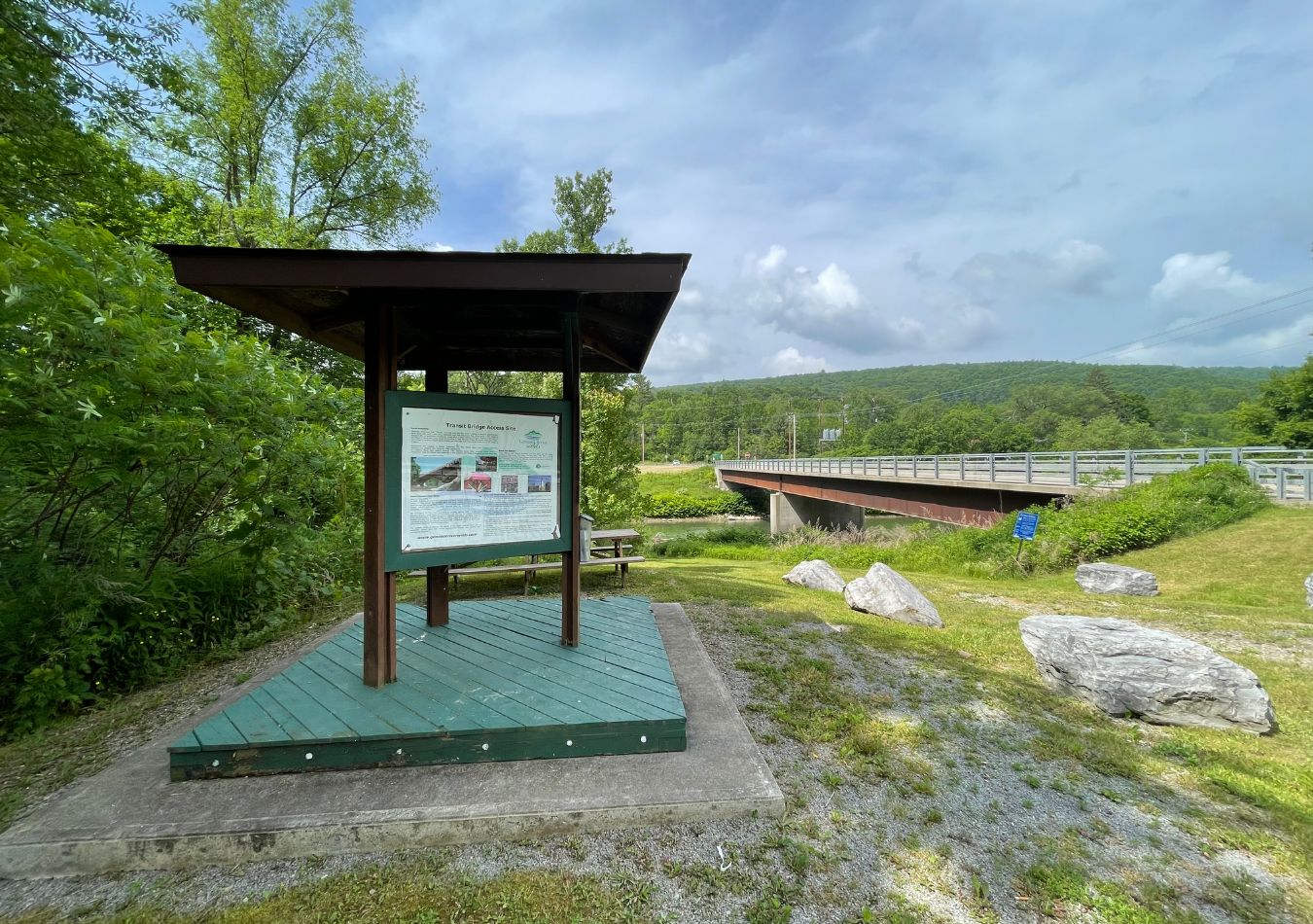 Transit Bridge Genesee River Access Site – Photo credit: Emily Ashworth