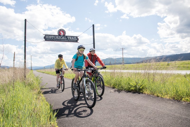 Great Northern Rails to Trails Kalispell, Montana Crown of the