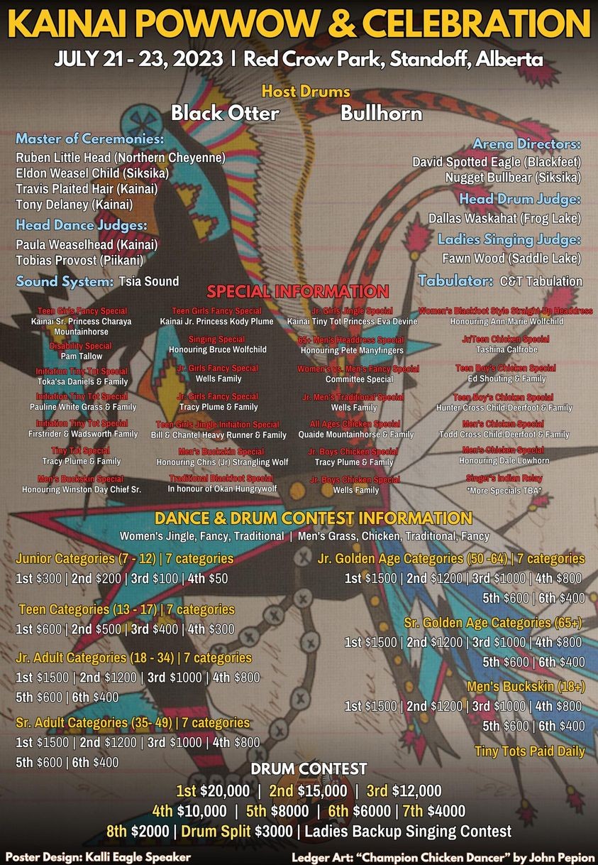 Kainai Pow Wow & Celebration Stand Off, Alberta Crown of the