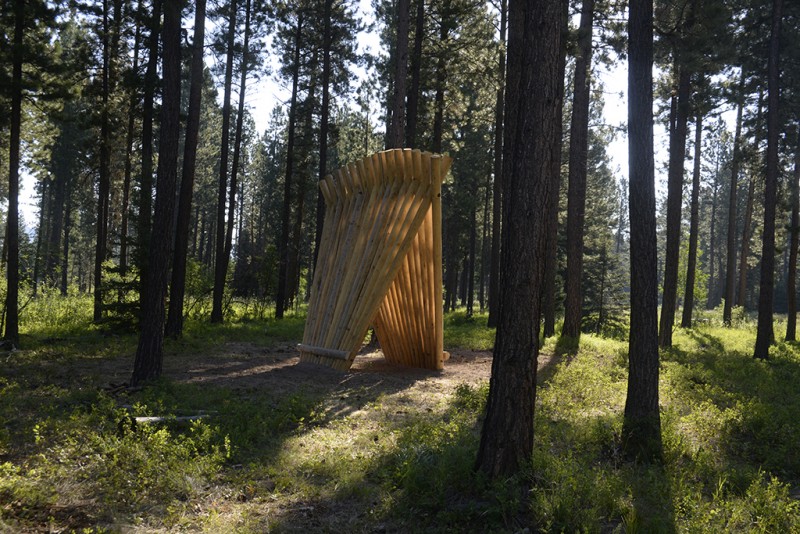 Blackfoot Pathways Sculpture in the Wild Lincoln, Montana Crown of