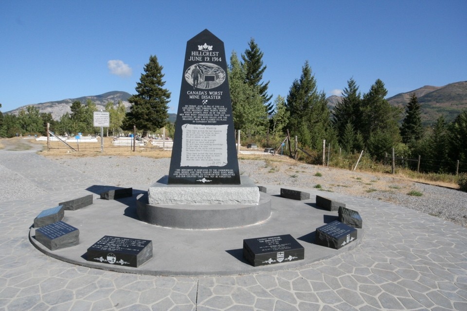 Hillcrest Mine Disaster Cemetery Site Hillcrest, Alberta Crown of