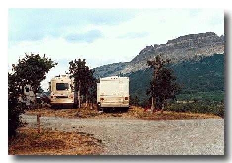 Johnson's Campground and RV Park St. Mary, Montana Crown of the