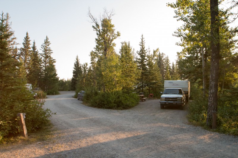 Beauvais Lake Provincial Park Campground Alberta, Canada Crown of