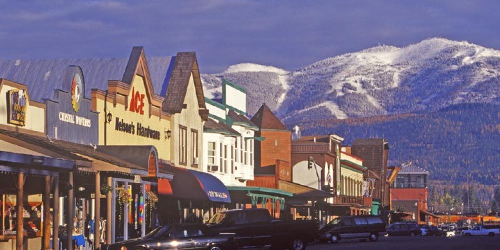 Downtown Whitefish, Montana Crown of the Continent Geotourism