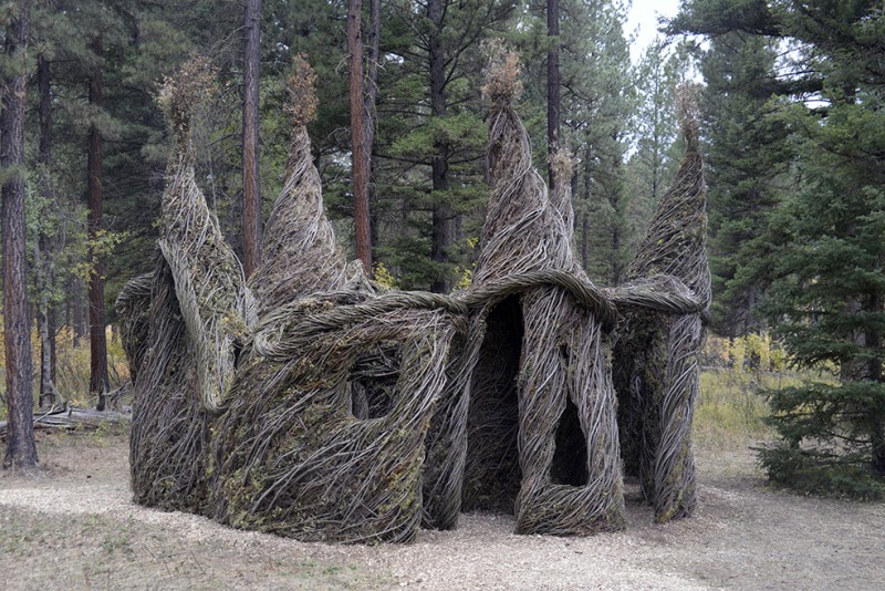 Blackfoot Pathways Sculpture in the Wild Lincoln, Montana Crown of