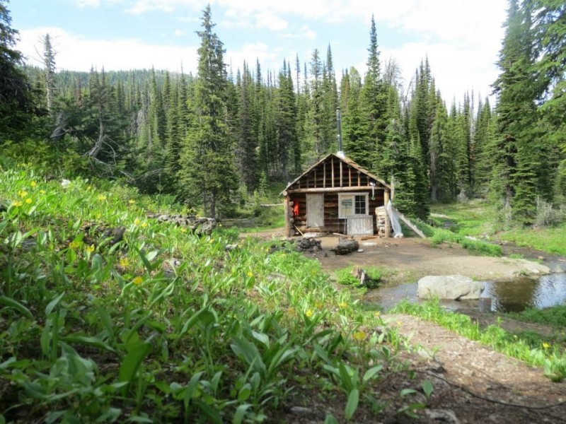 Wolverine Lake Ten Lakes Scenic Area Eureka, Montana Crown of the
