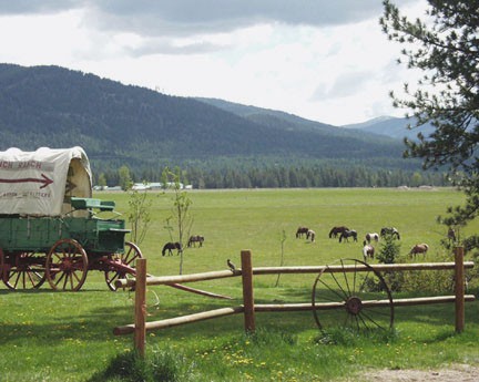 Rich's Guest Ranch Lodging Seeley Lake, Montana Crown of the