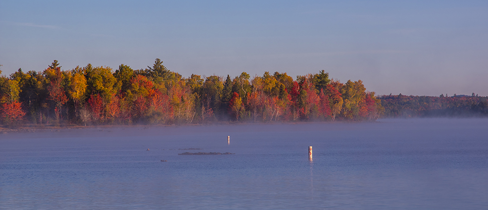 Moosehead Lake in autumn