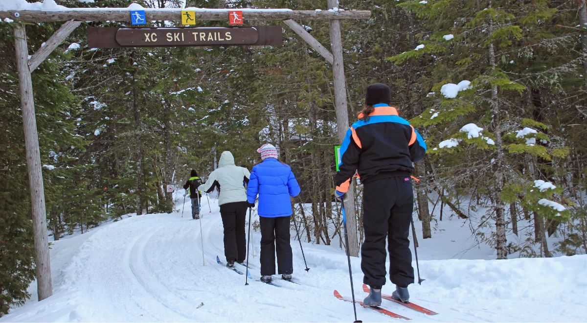 Every town in Maine's Aroostook County has nordic ski trails carved through them