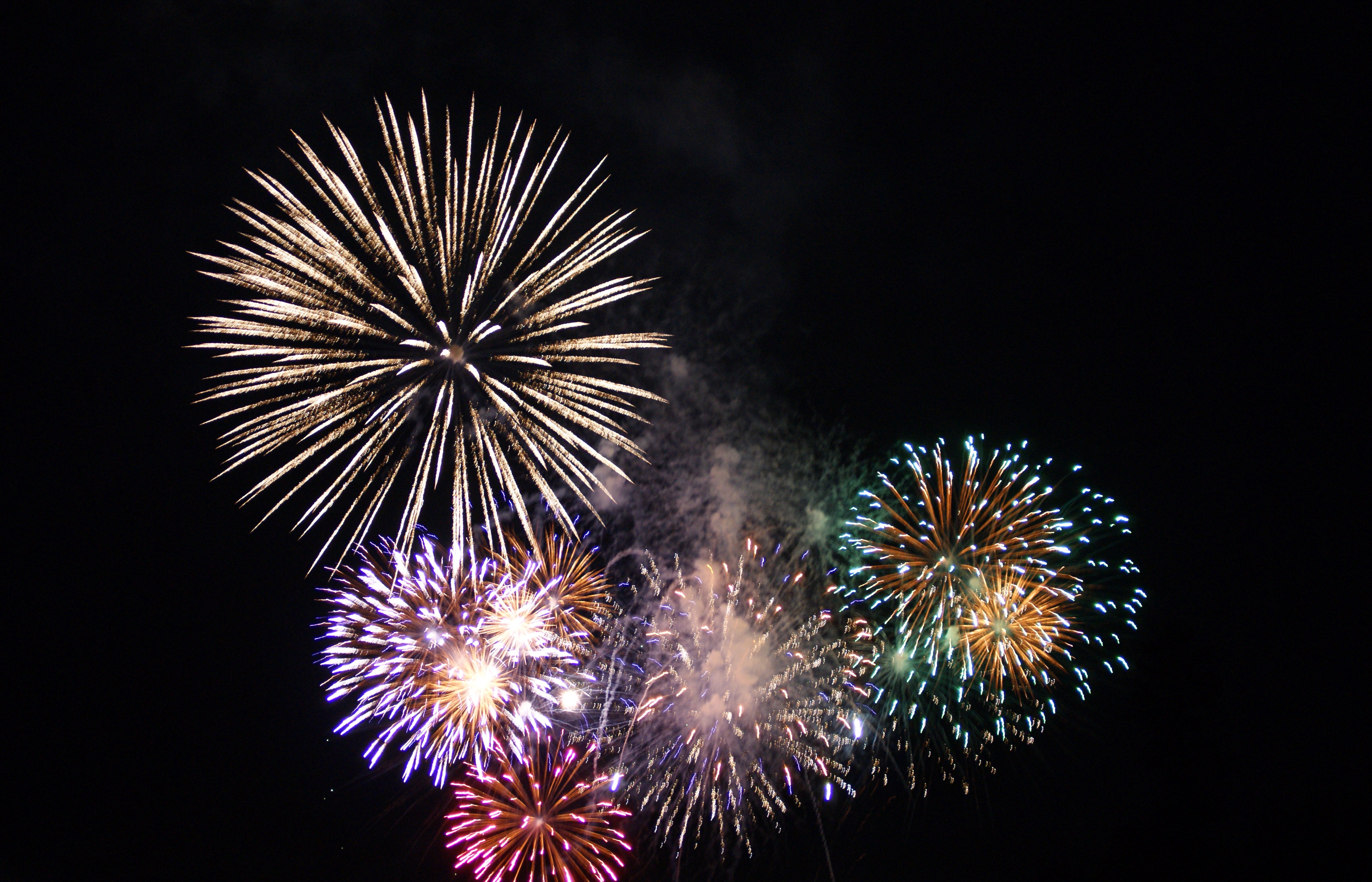 4th Of July fireworks--view from The Greenville Inn...best seats in the house (or should we say