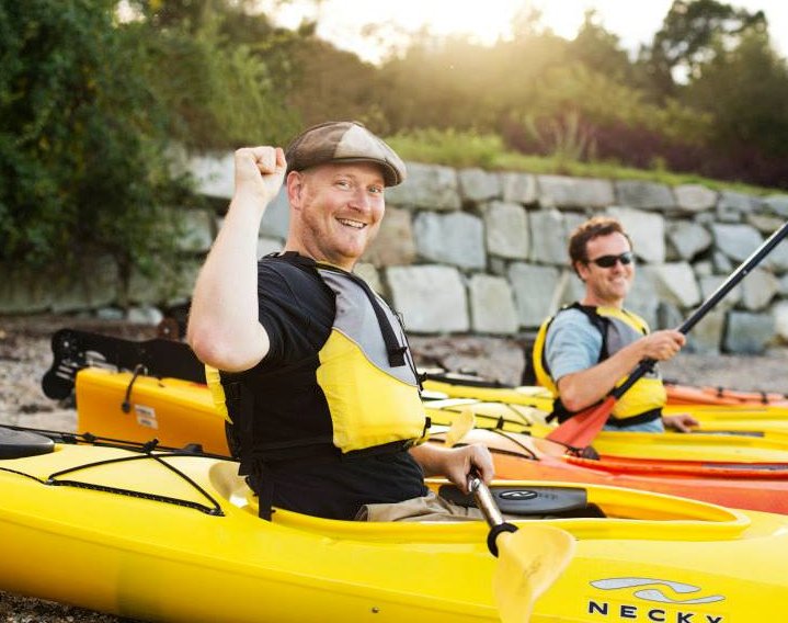 Getting ready to head out on a Sunset Paddle