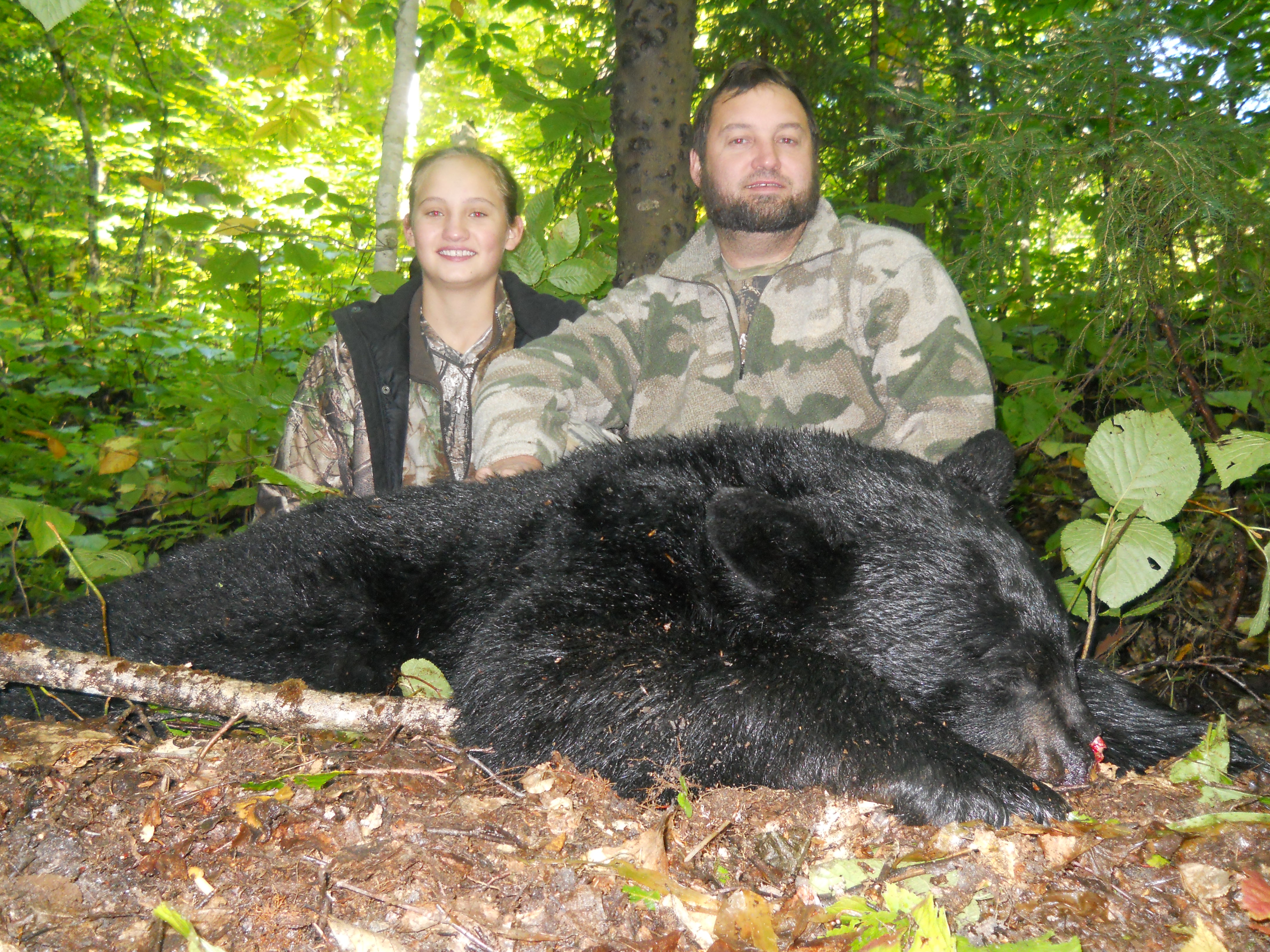 Lisa's first black bear.