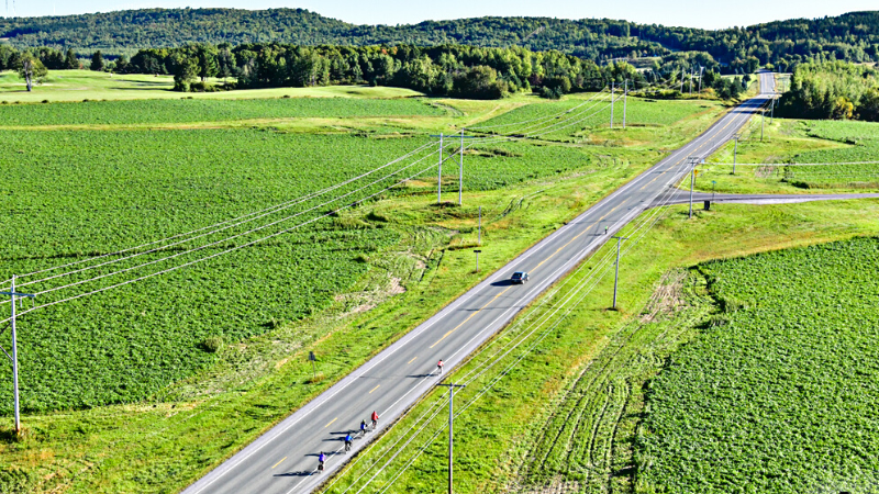 As you continue north of the Katahdin Region the forests pull away from the road for sweeping views.