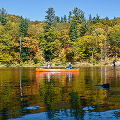 Fall - canoeing in Maine