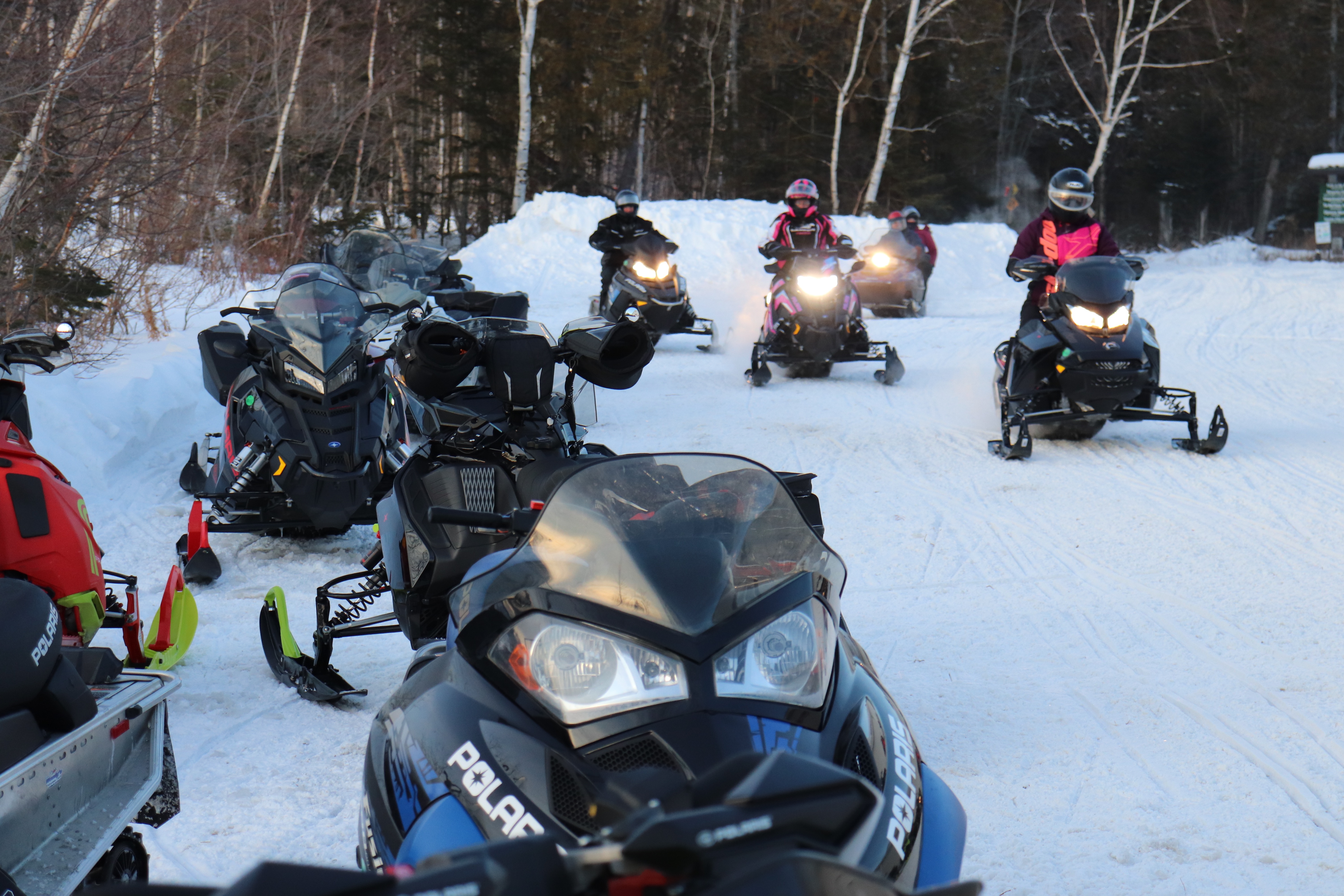 King of the Mountain Snowmobile Hill Climb