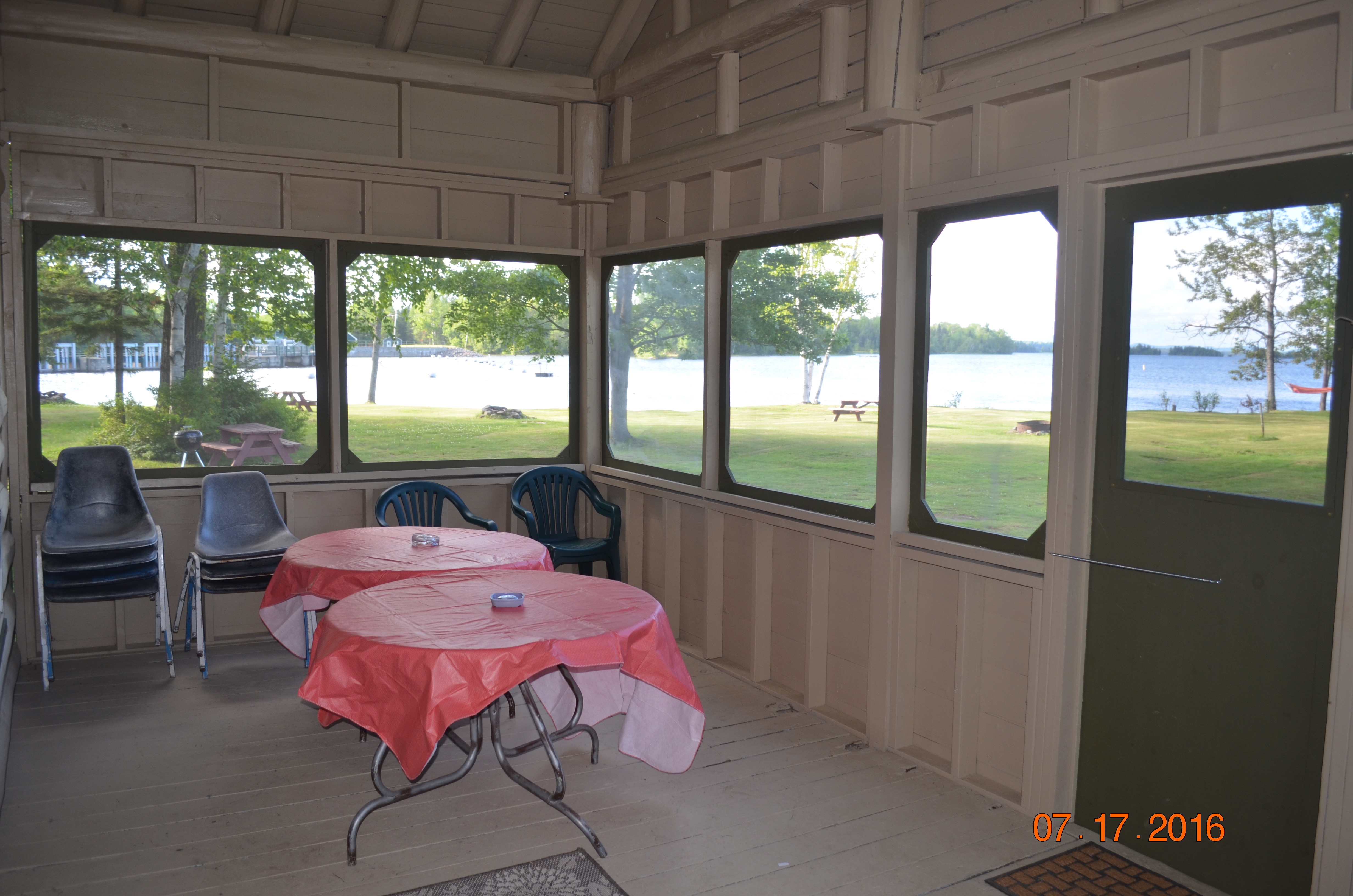 Ski Lodge's Porch