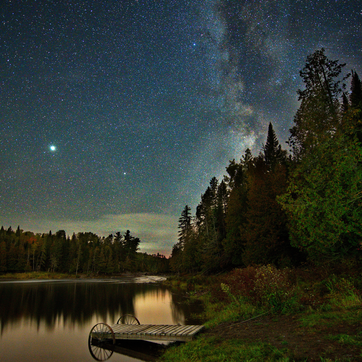 The stars under this big sky are amazing! Known as the darkest east of the Mississippi River!