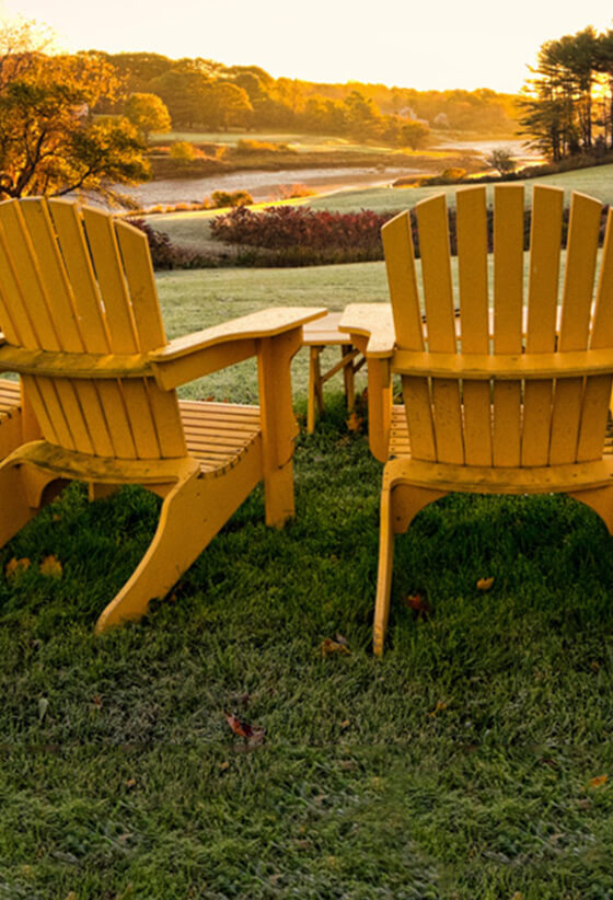 Slip away in style at one of the many welcoming Maine resorts.