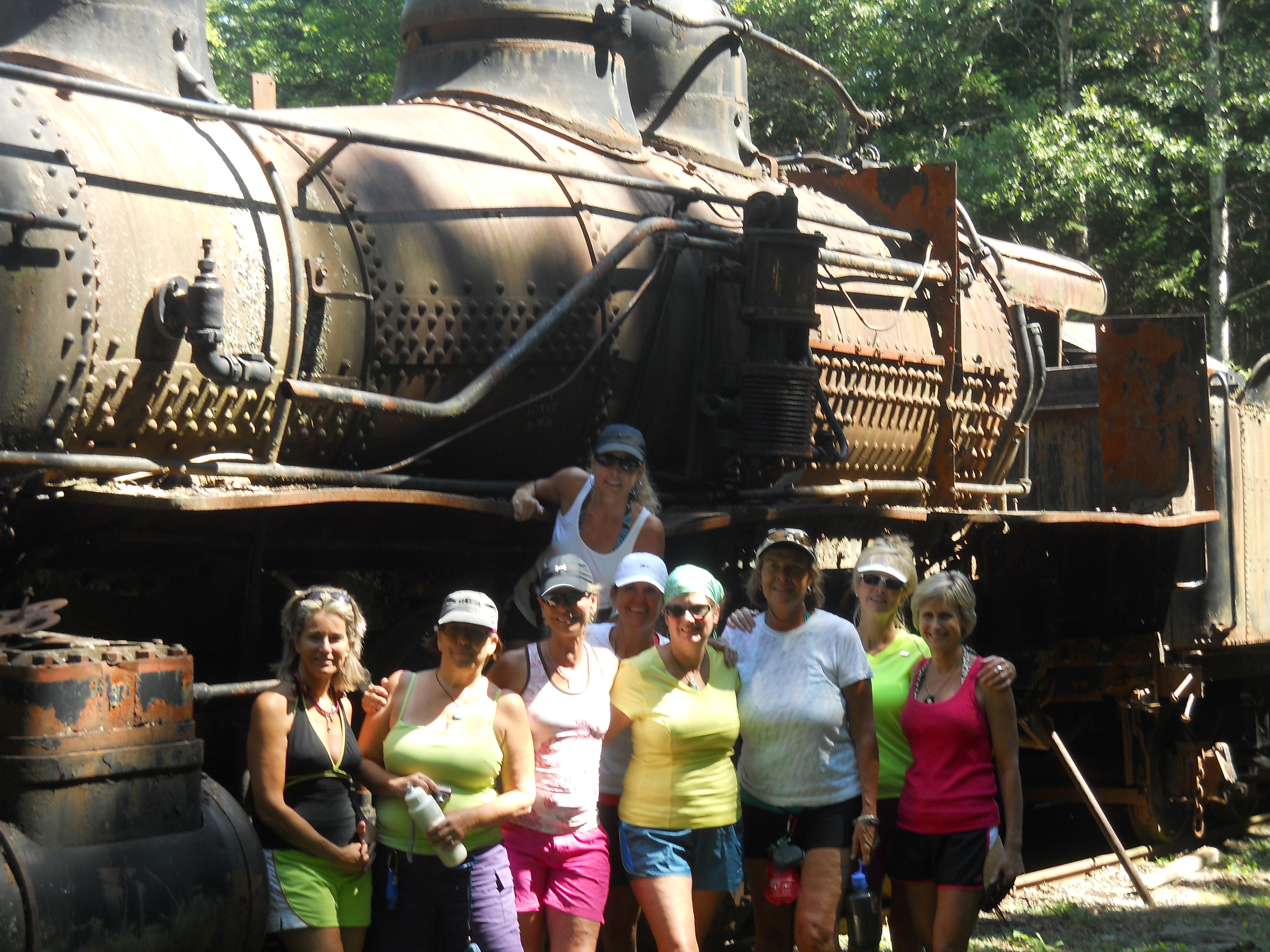 Locomotives on Eagle Lake in Allagash