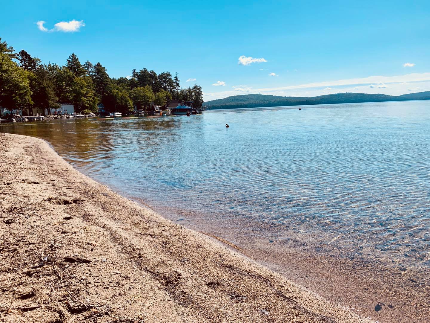 Morgan's Beach in Enfield, Maine on Cold Stream Pond. You're invited!