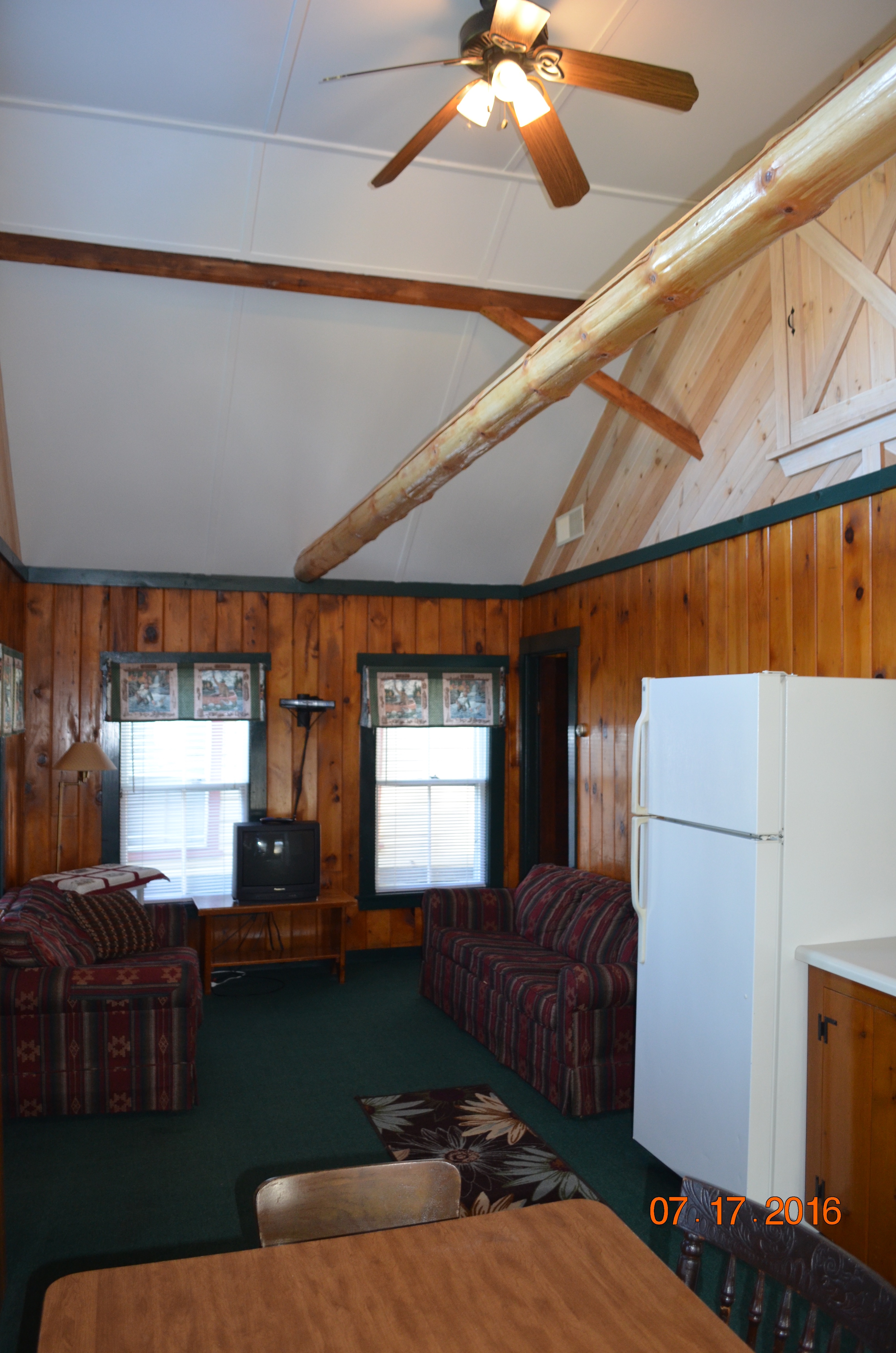 Piscataquis living room/kitchen