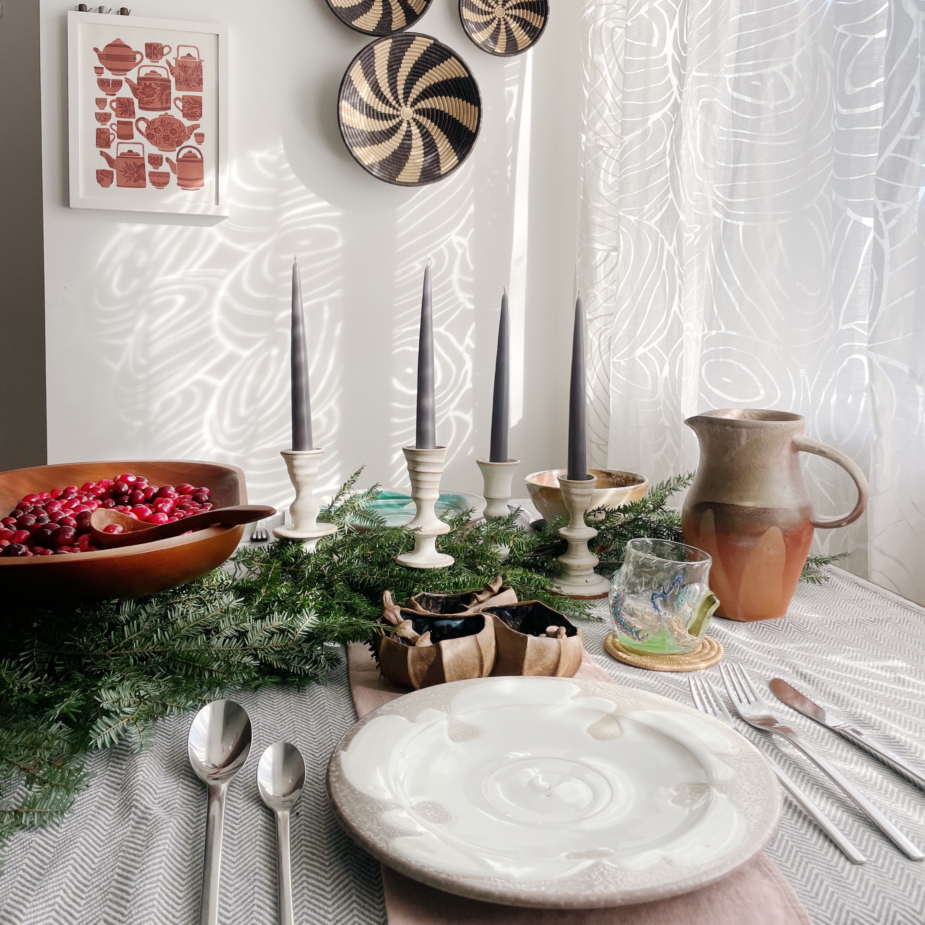 Table setting from Center for Maine Craft