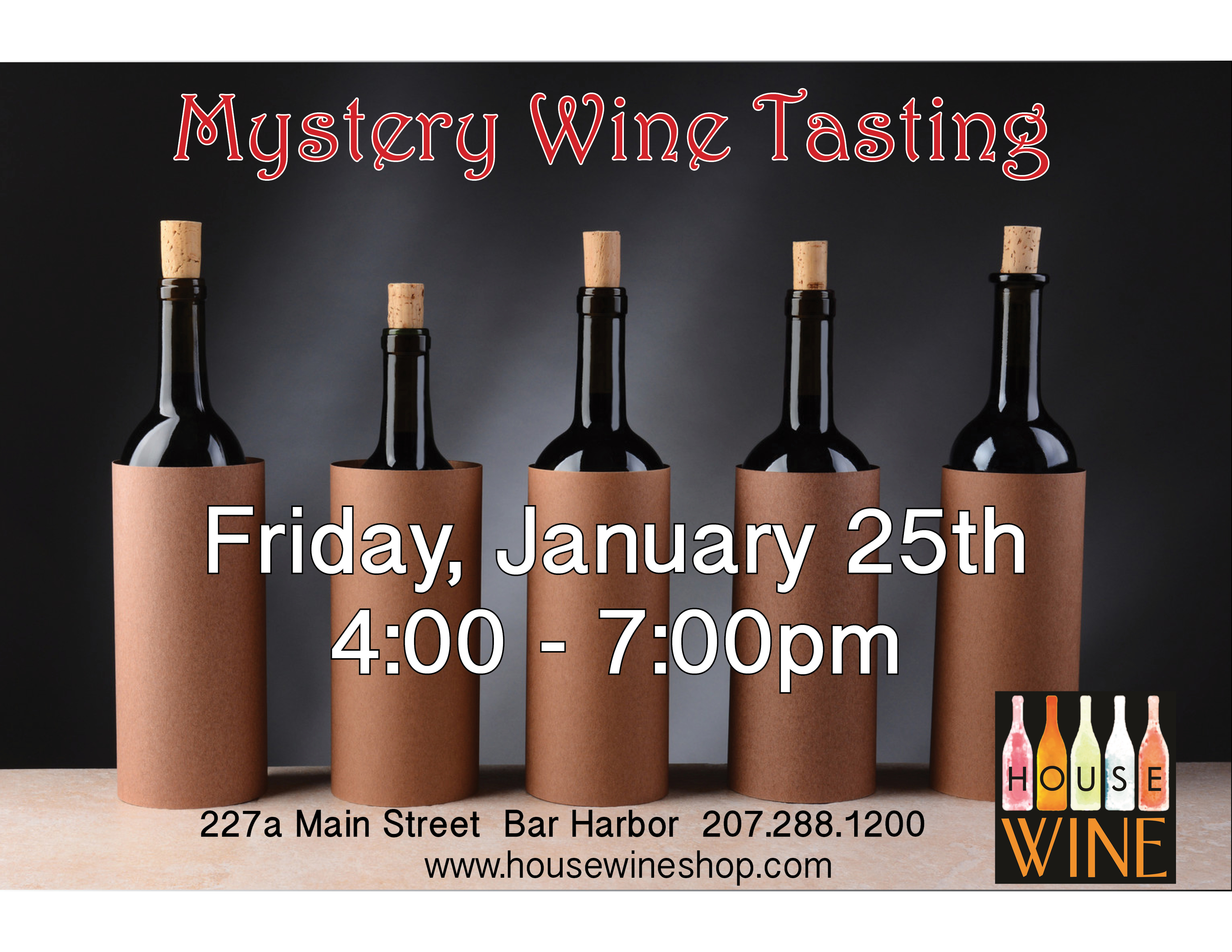Mystery Wine Tasting Visit Maine