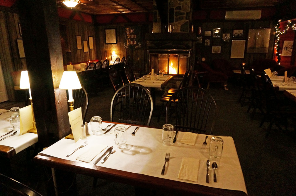 Enjoy drinks or a meal in our rustic Tavern