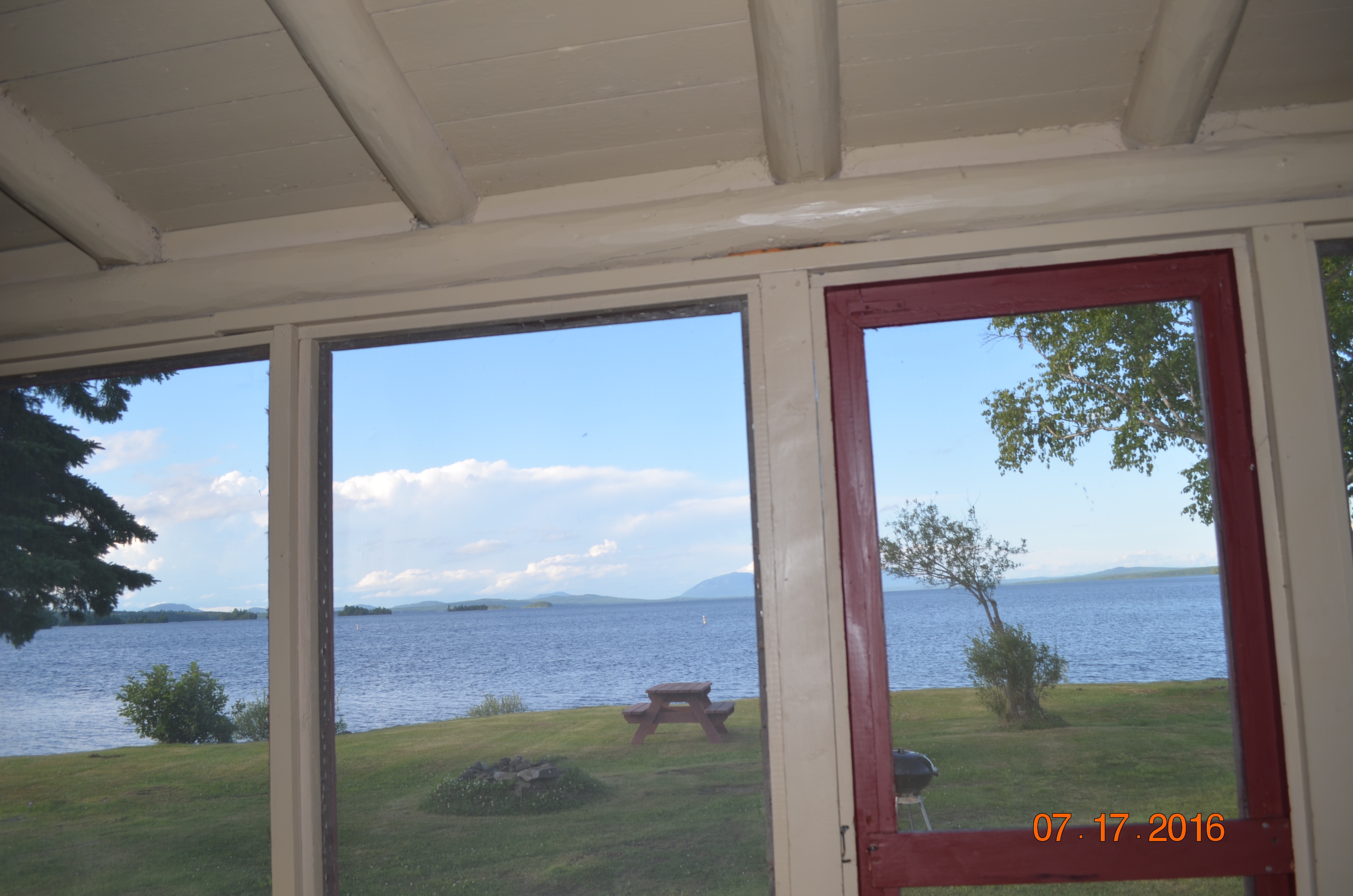 Canabas porch.