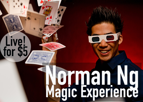 Live! for $5 Norman Ng Magic Experience at The Stonington Opera House