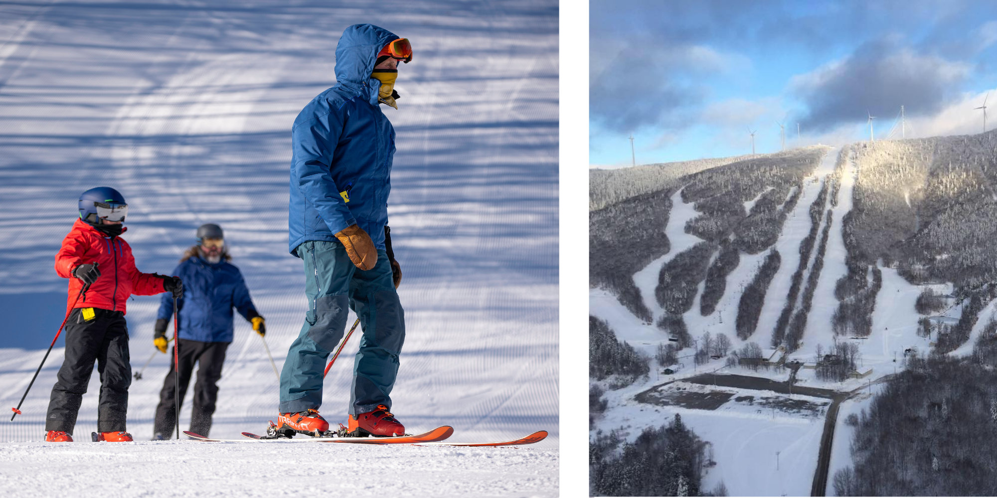 Aroostook County is home to three family friendly ski areas!