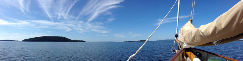 Schooner Heron sailing Penobscot Bay Maine