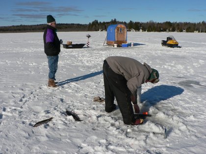 Ice Fishing  The Maine Highlands