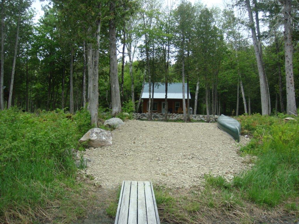 The cabin is located right on the Fish River and has great fishing!