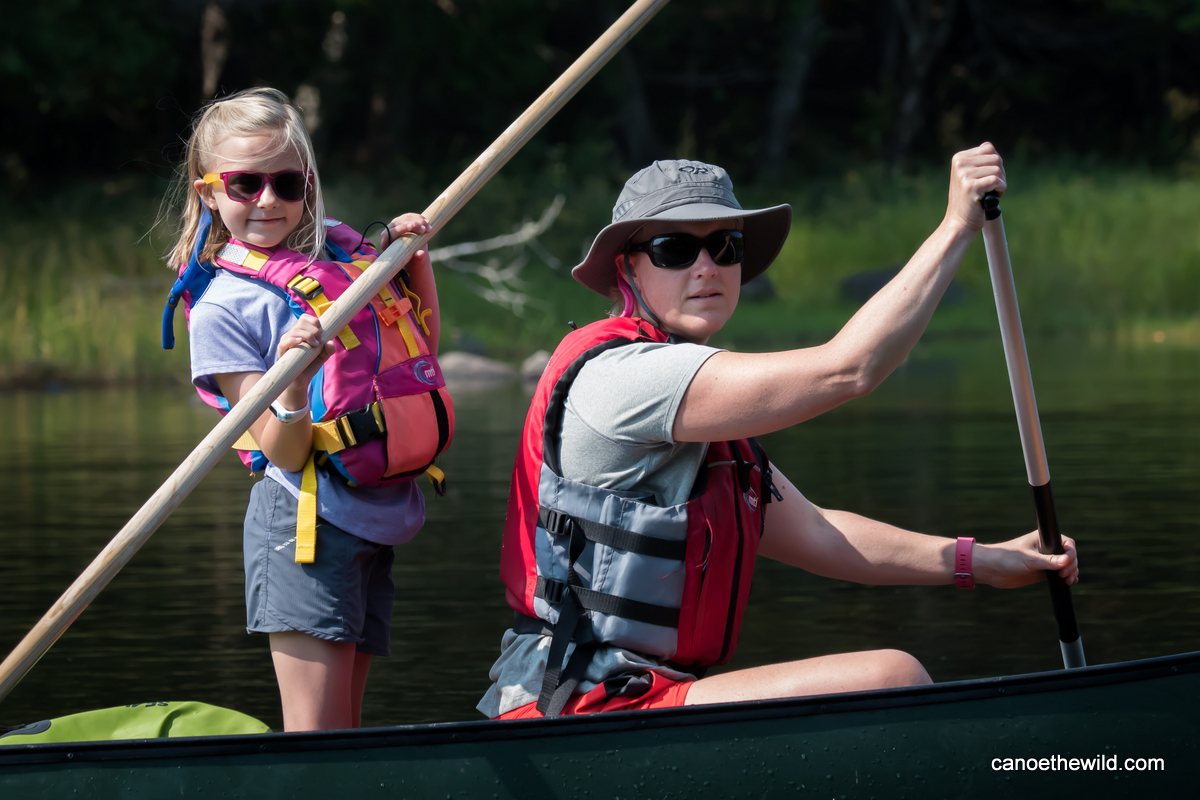 Maine family adventure vacation on a 3 day St. Croix River canoe trip.