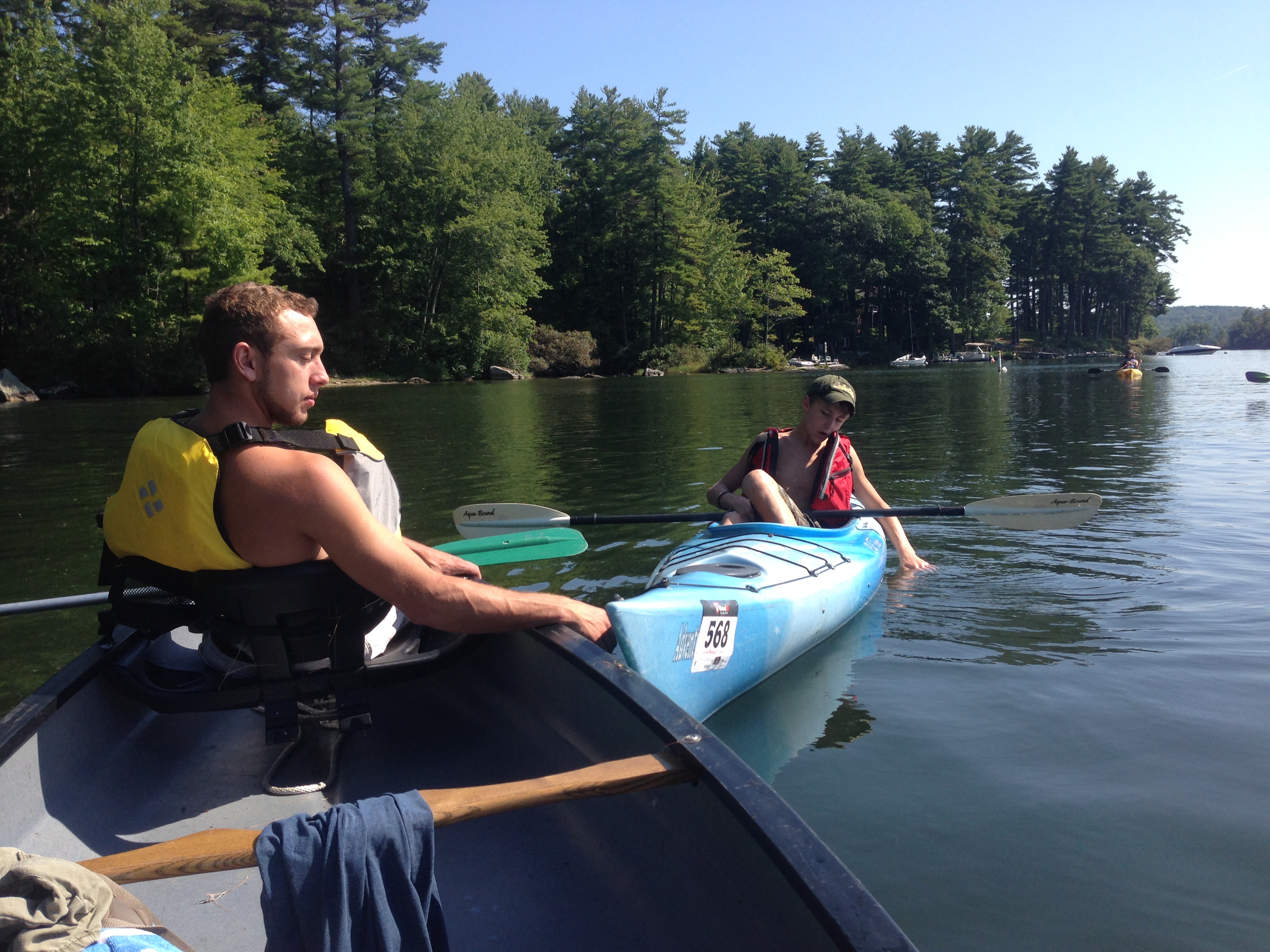 Friends of Cobbossee watershed 4th annual paddle race day