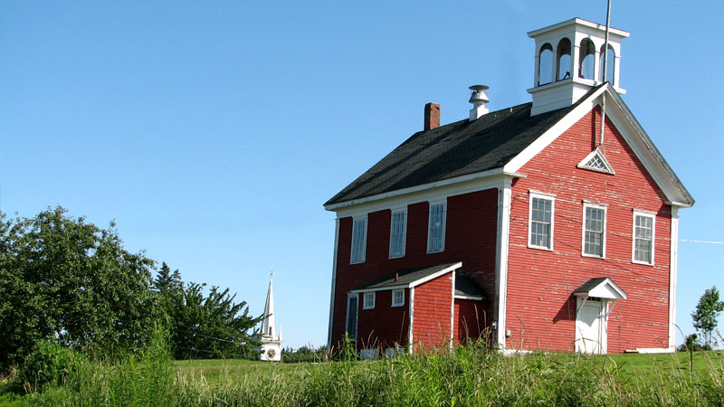 Whitneyville historic schoolhouse