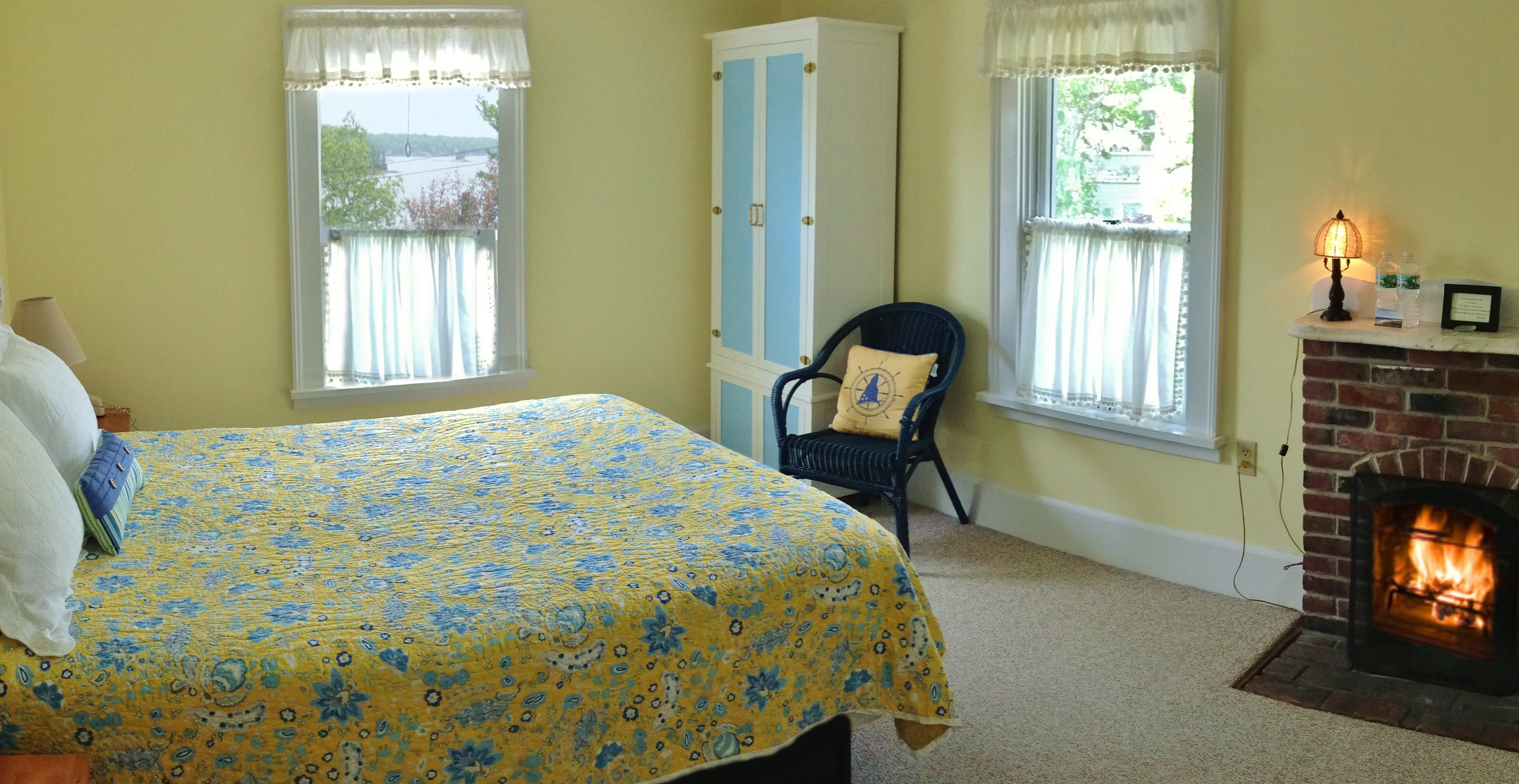 A room with a view (and fireplace!)