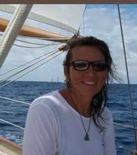 Bonnie Schmidt; Captain and Co-owner of Heron