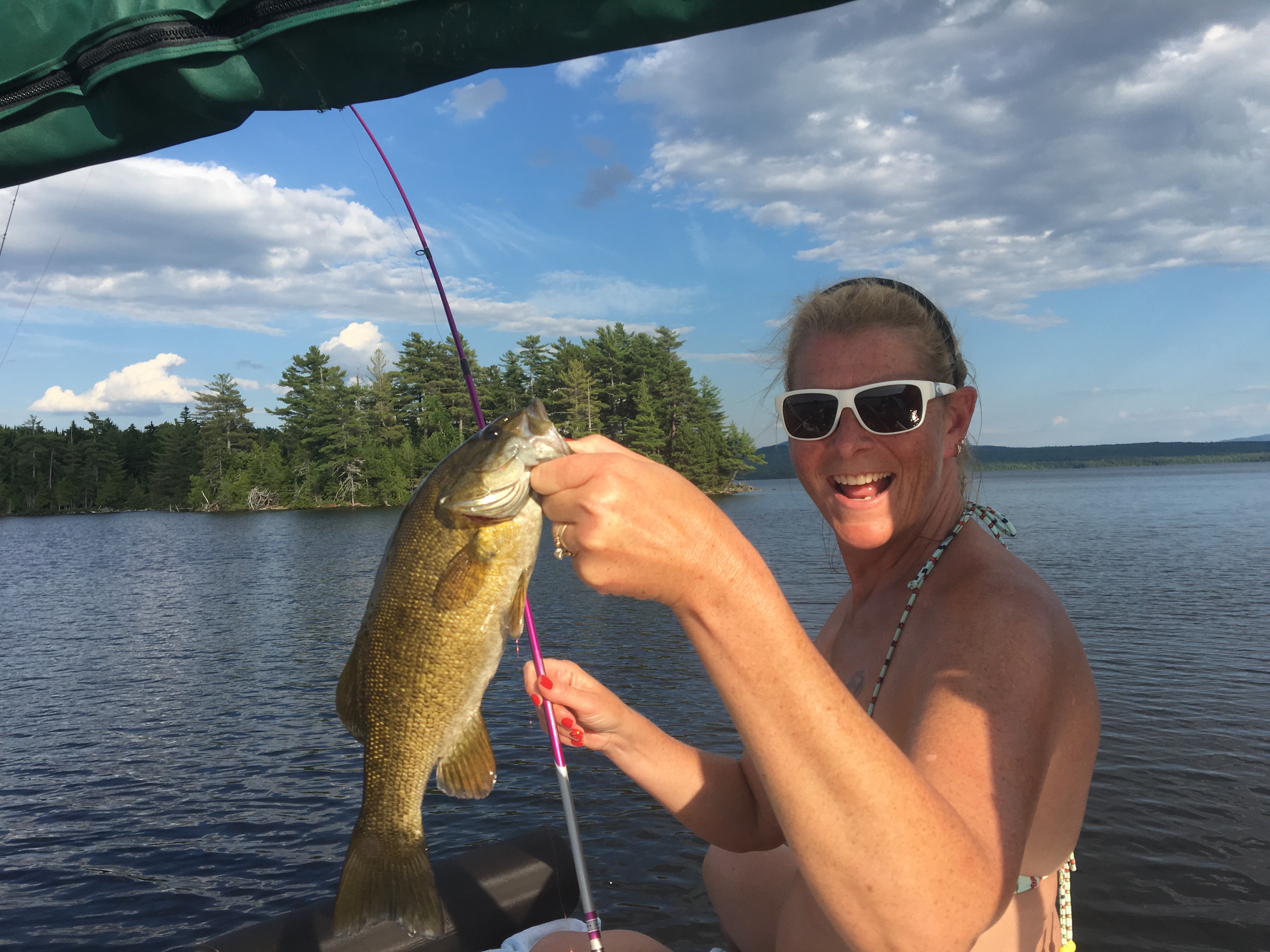 Alison with a nice bass!
