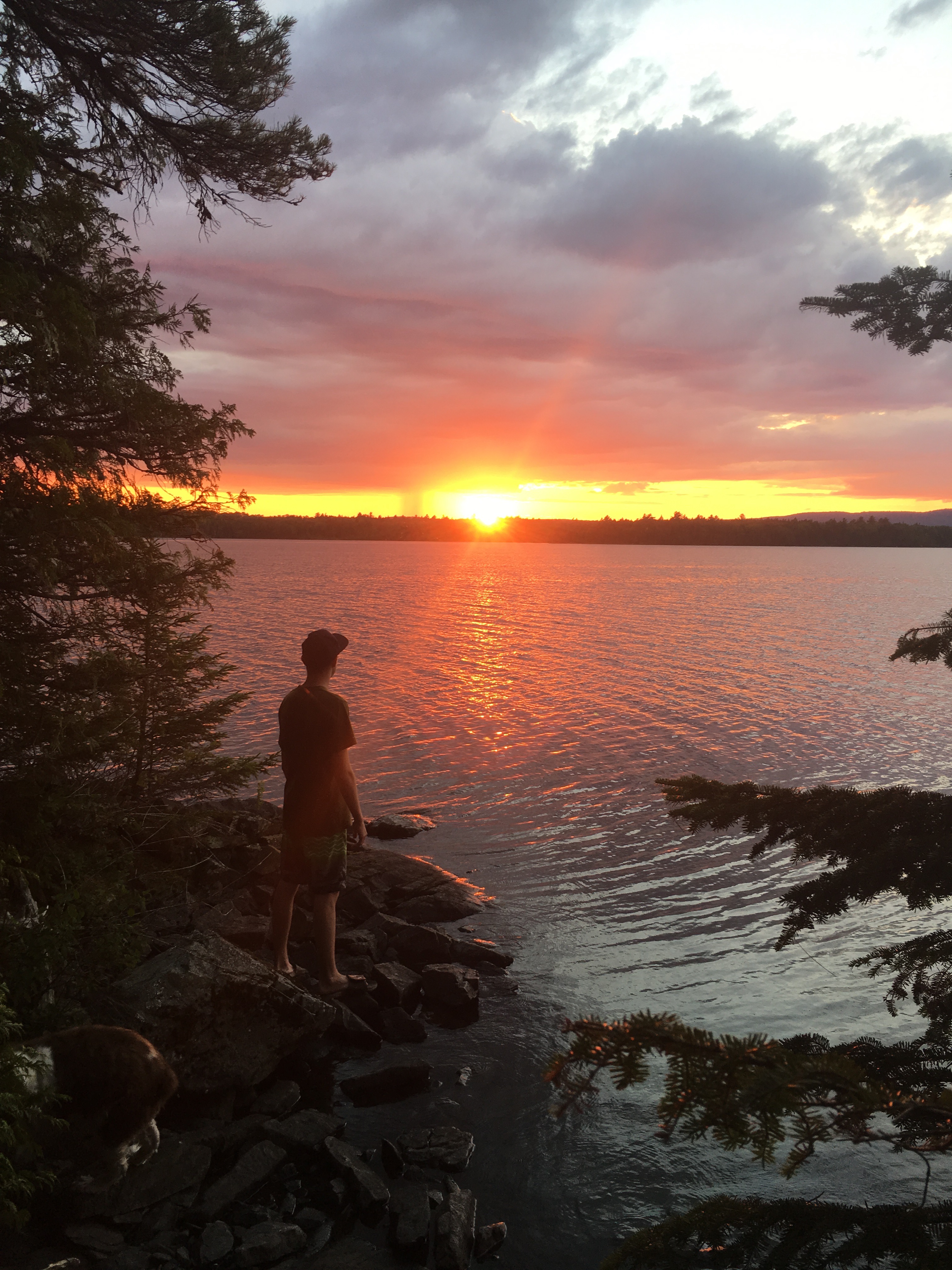 Stunning sunset over the lake!