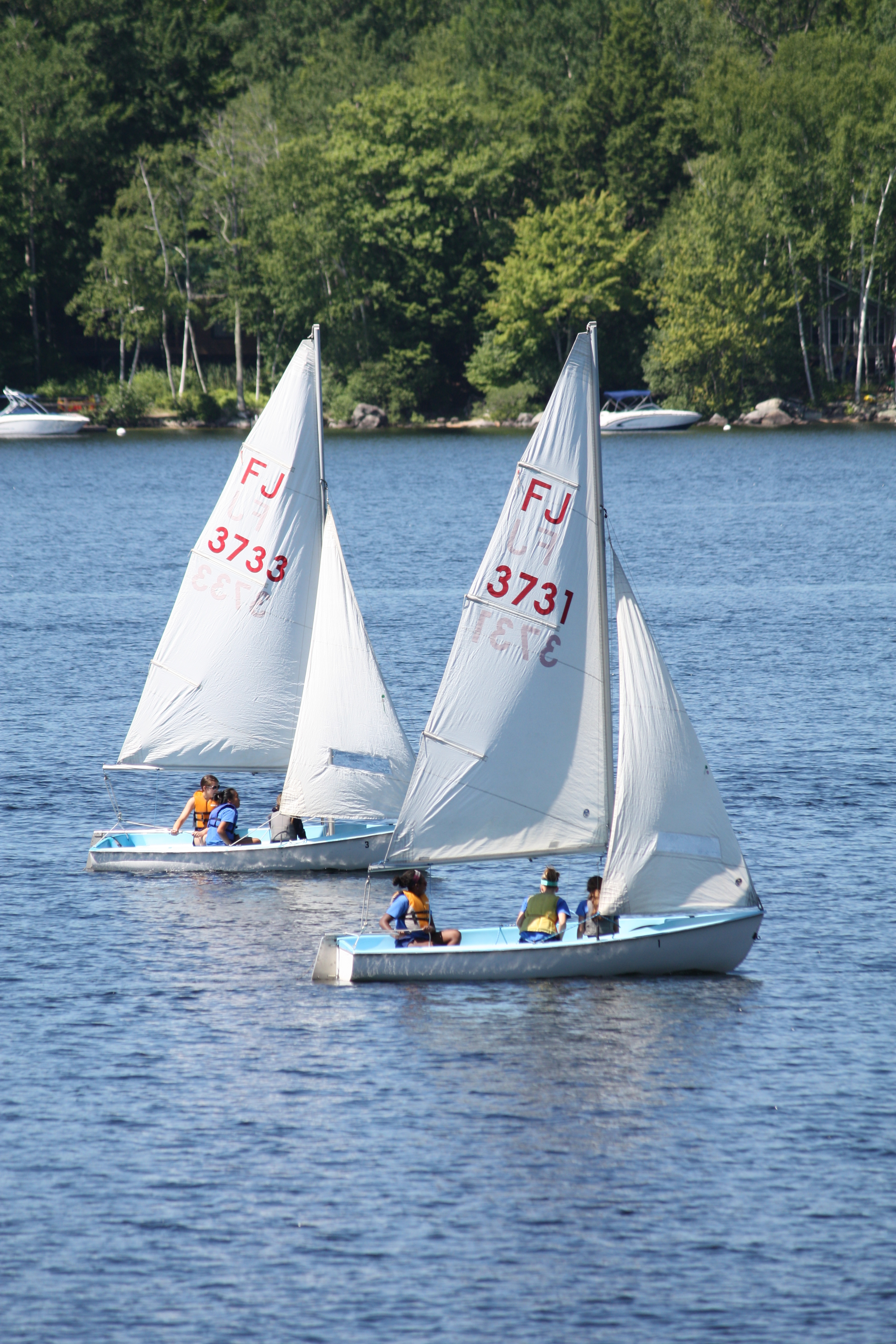 Sailing at Wawenock