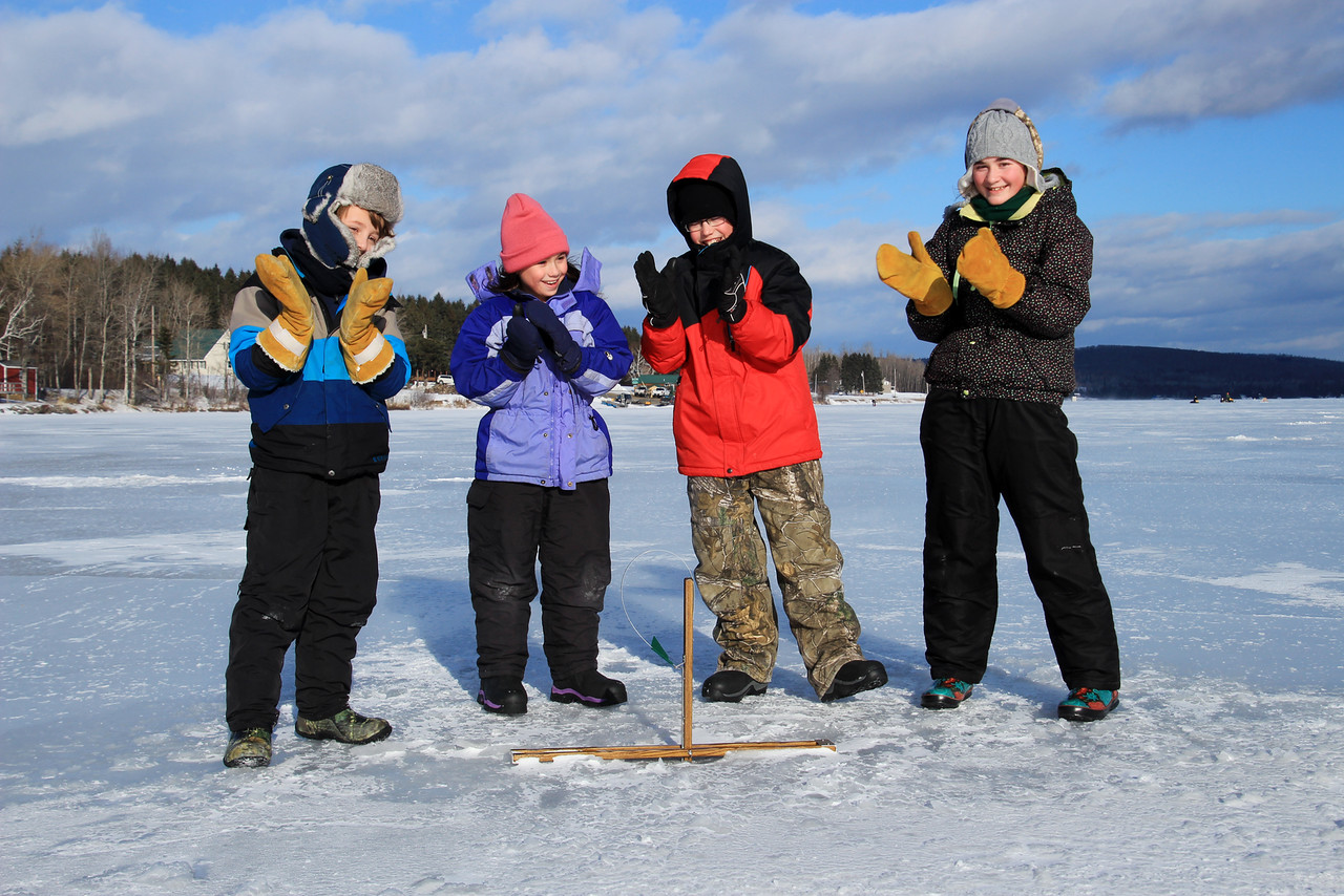 Ice fishing tips from the Maine Department of Inland Fisheries and Wildlife