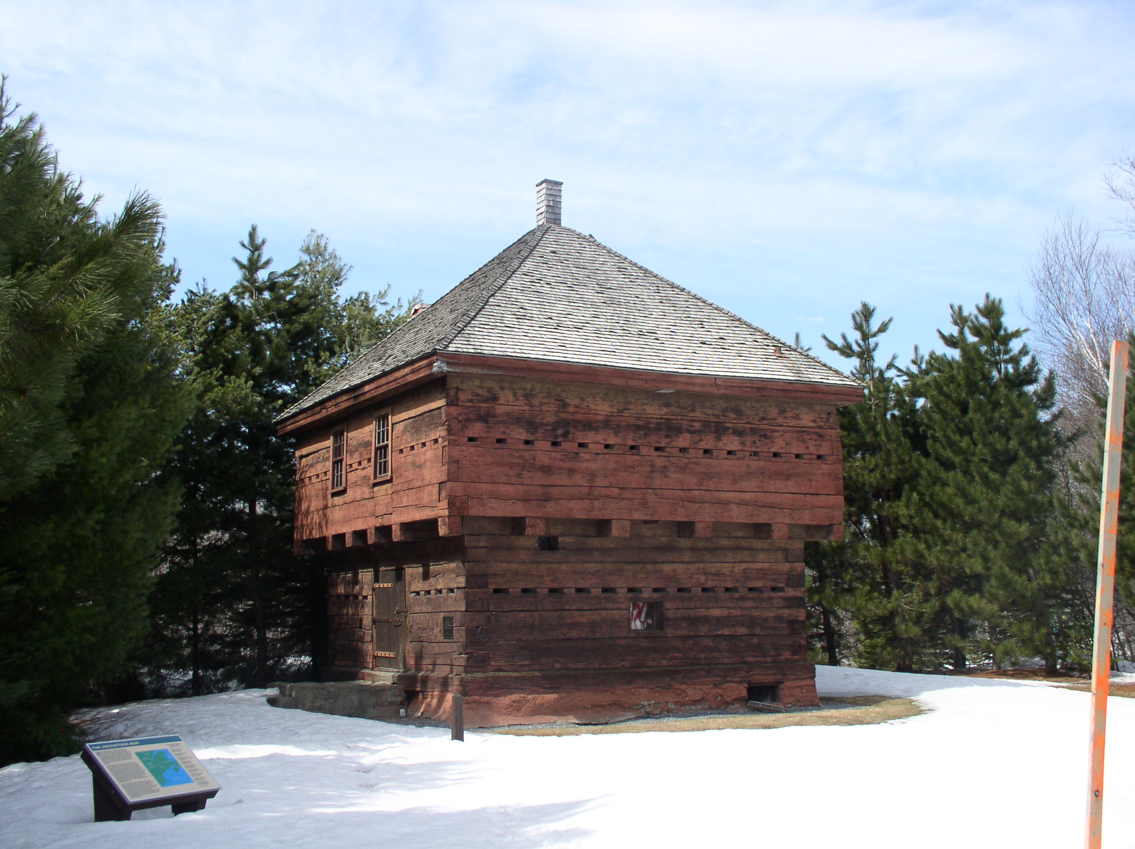 Blockhouses of a Bloodless War Maine's Aroostook County