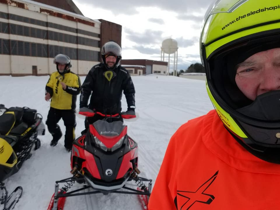 Experience Snowmobiling up at the former Loring Air Force Base